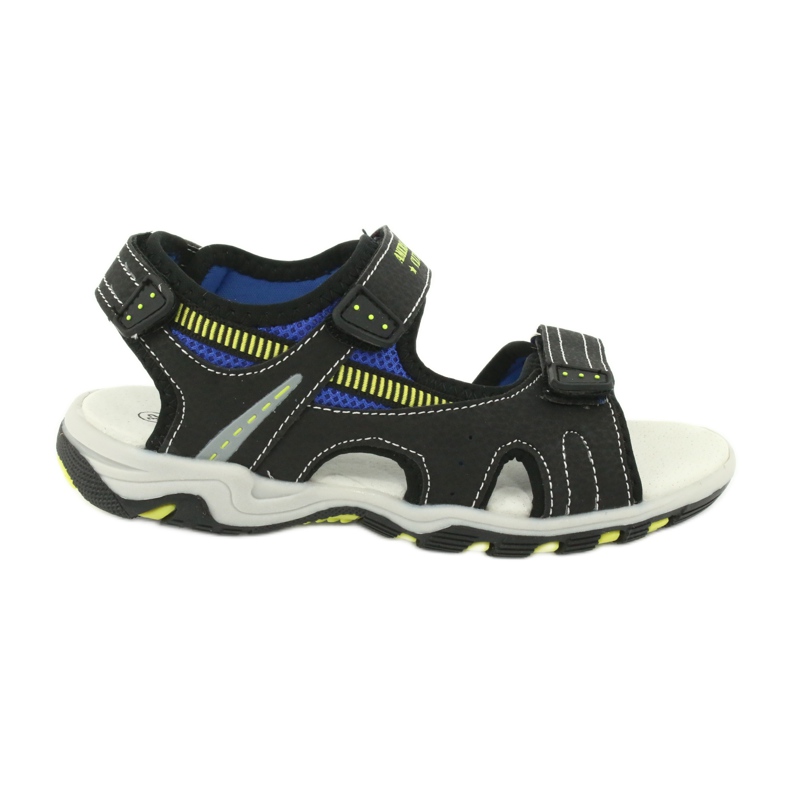 American Club Dječaci sportske sandale Koža umetni RL30/20 crna crno