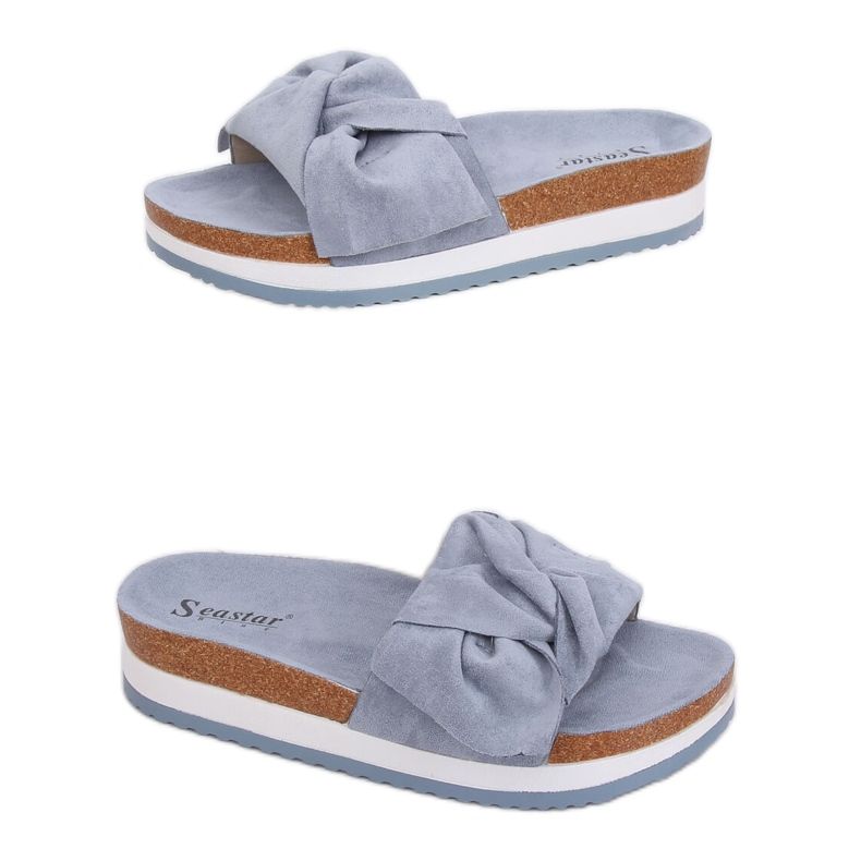 Plave ženske plave papuče SS116P Plave plava