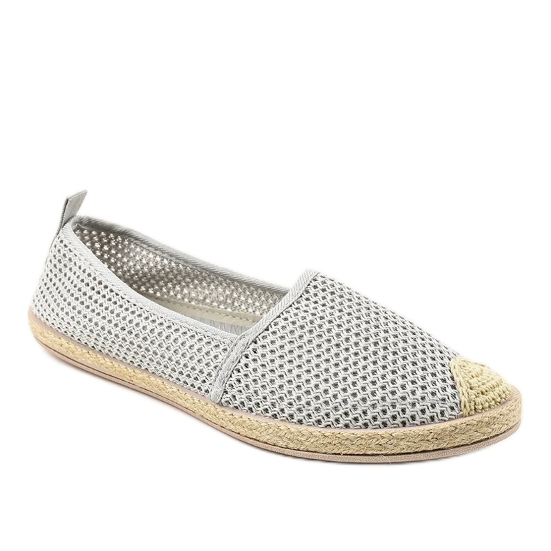 Sive tenisice s čipkom JX55P siva