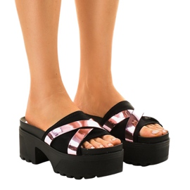 Crne štikle CL-3A309-20 crna