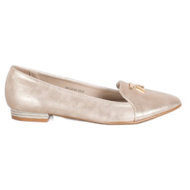 Goodin Sjajne zlatne balerine zlatni