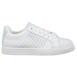 SHELOVET Bijele cipele s umetcima od antilopa bijela