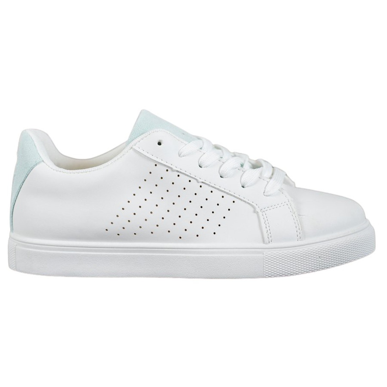 SHELOVET Bijele cipele s umetcima od antilopa bijela