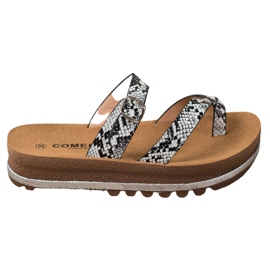 Comer Papuče na modnoj platformi višebojan