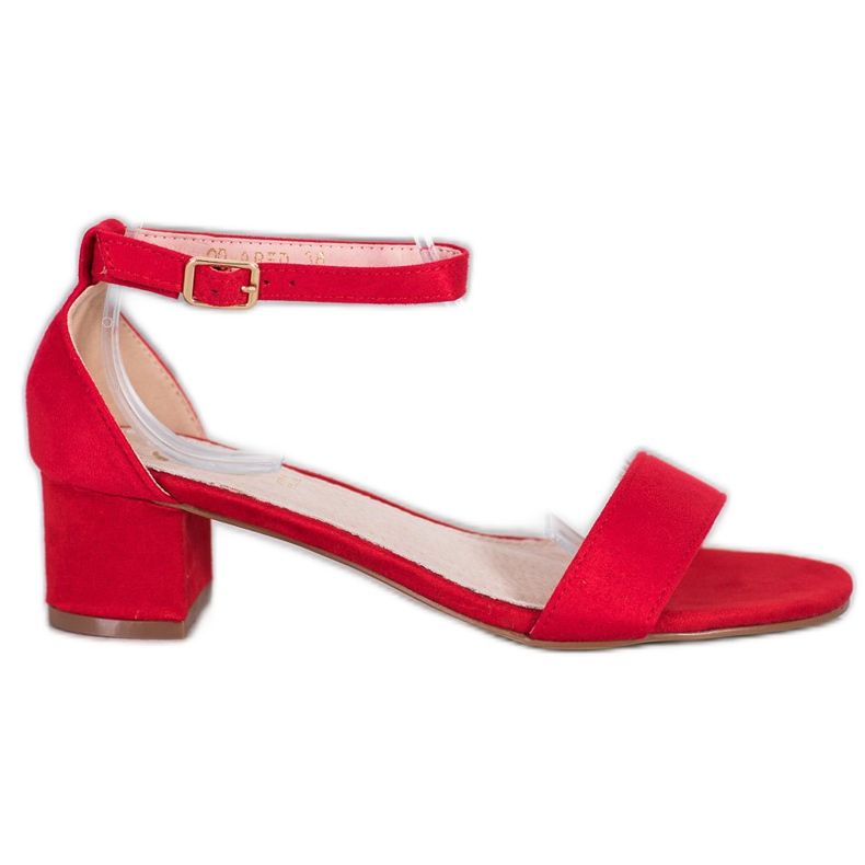 Small Swan Crvene sandale na šanku crvena