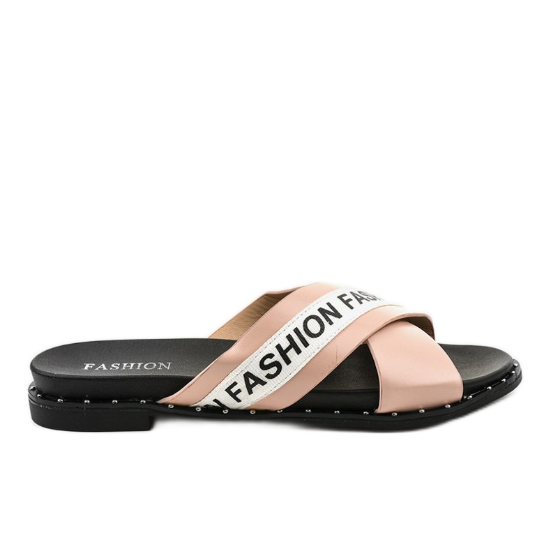 Ružičaste modne papuče 888-1 ružičasta