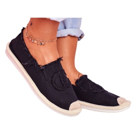 PS1 Ženske espadrile Flaure Black crna