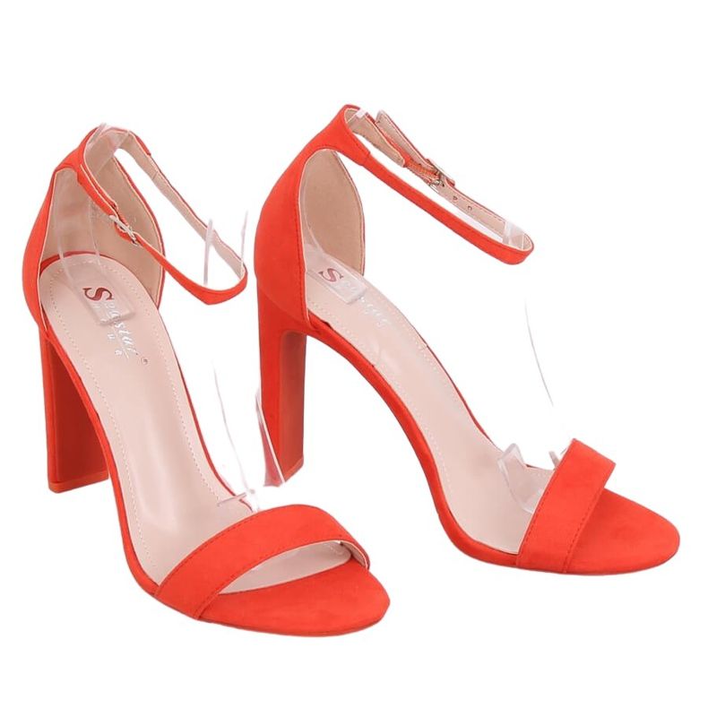 Narančaste sandale s visokim potpeticama NF-37P Orange raznobojna