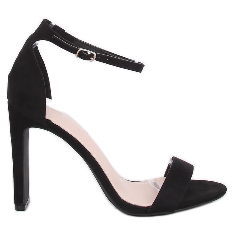 Crne sandale s visokim potpeticama NF-37P Crna crno