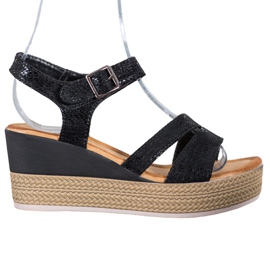 Sea Elves Udobne sandale crna