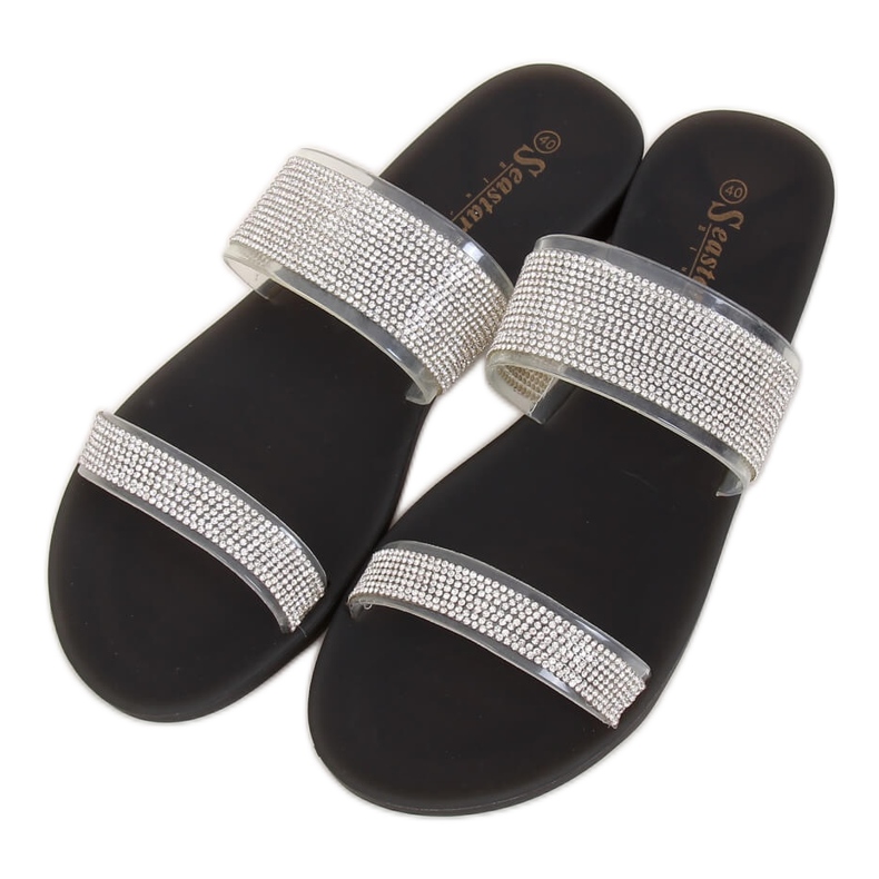 Crne silikonske japanke BG51 Crna crno