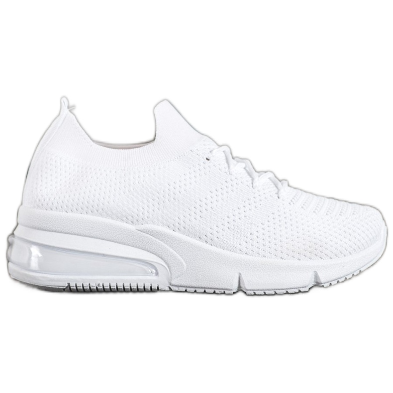 SHELOVET Bijele tenisice od tekstila bijela