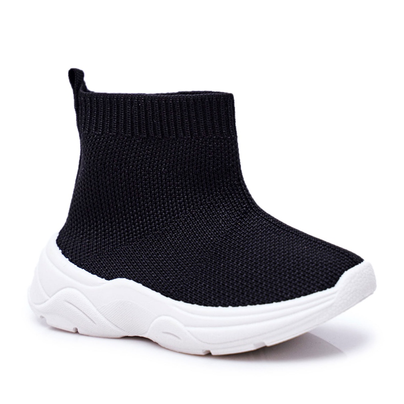 FRROCK Visoke crne dječje sportske cipele Viki crno