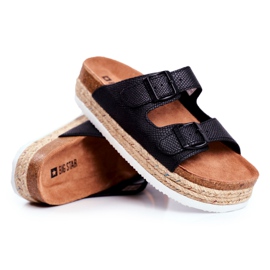 Ženske papuče Big Star Black FF274664 crna