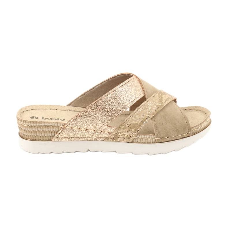 Udobne papuče COMBORT INBLU SABBIA OF020 bež zlatna