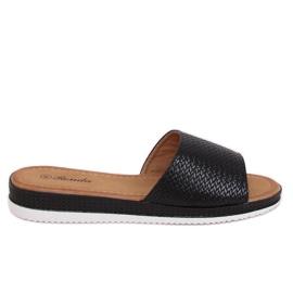 Crne ženske crne papuče BQ-66 Black crna