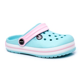 Papuče za dječaka, djevojčicu, dijete, pjenušave kroksice ružičasta zelena