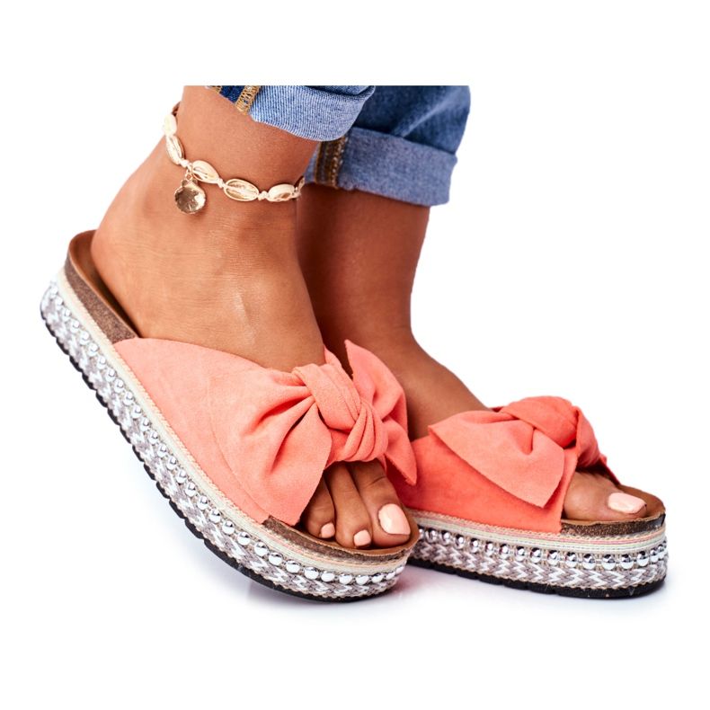 Ženske visoke papuče Coral Mortigo ružičasta