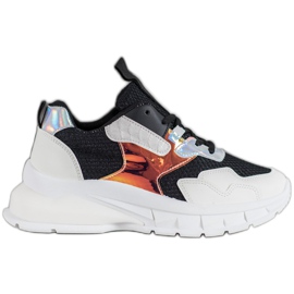 Mannika Modne tenisice s mrežom crna