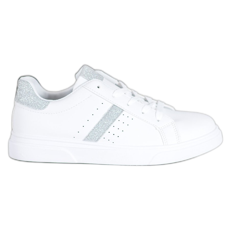 SHELOVET Sportske cipele sa sjajem bijela