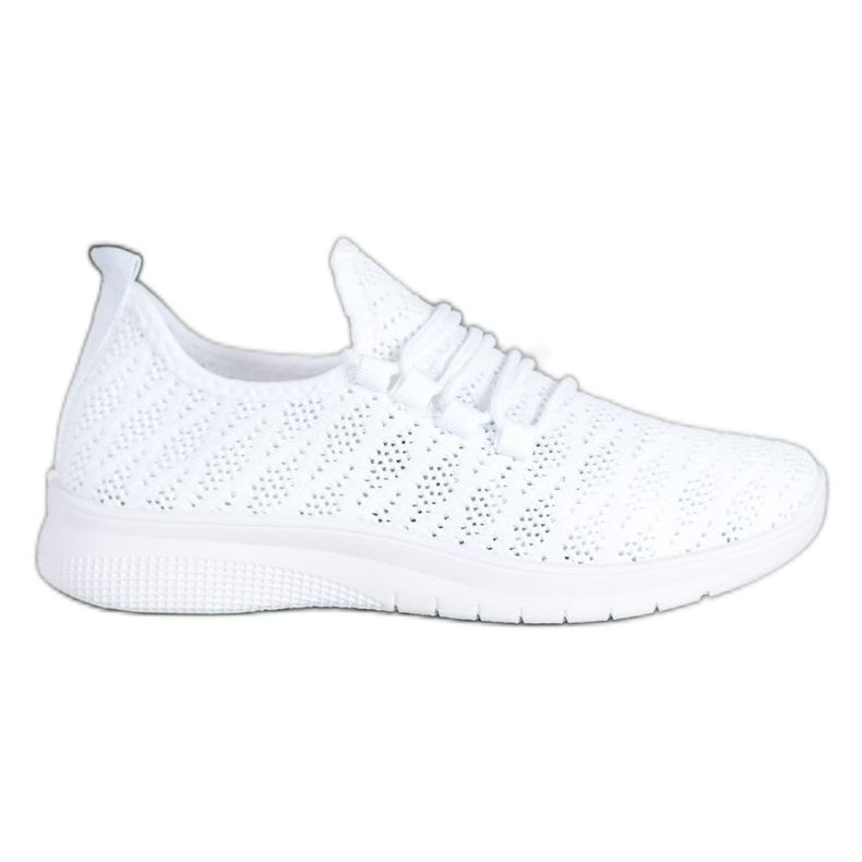 SHELOVET Bijele ažurne cipele bijela