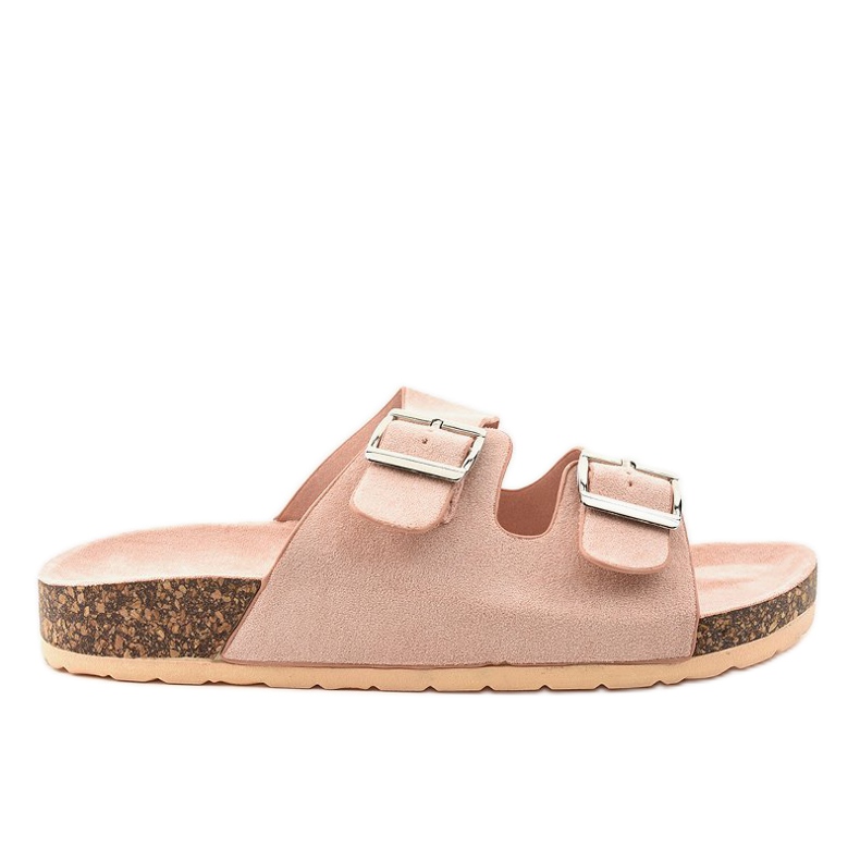 Ružičaste papuče s kopčom BL3100-SF ružičasta