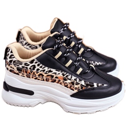 FRROCK Dante Black Dječje sportske cipele smeđa crna