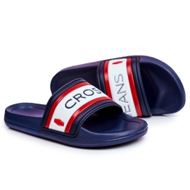 Muške papuče Cross Jeans Navy Blue FF1R4092 tamnoplava