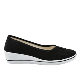 Crne tenisice, tenisice na klin K-1-001 crna