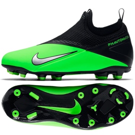 Nike Phantom Vsn 2 Academy Df Fg / MG Jr CD4059 306 nogometne cipele višebojan zelena