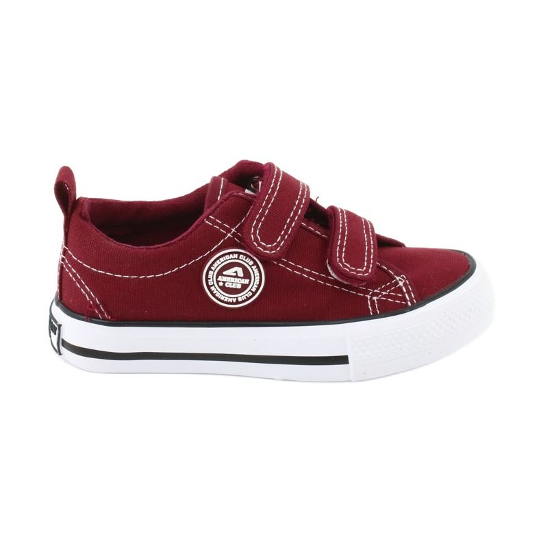 American Club Burgundy Velcro tenisice American LH39 crvena