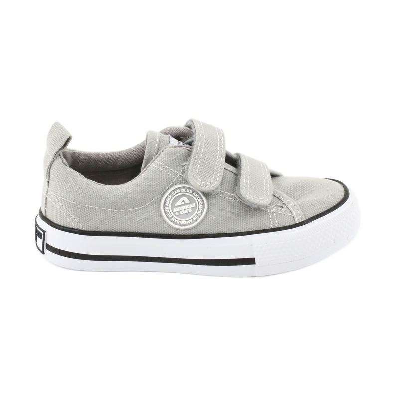 American Club Sive američke LH39 tenisice na čičak siva