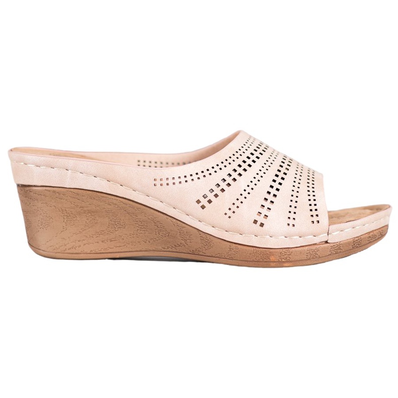 Evento Papuče s ažurnim uzorkom ružičasta