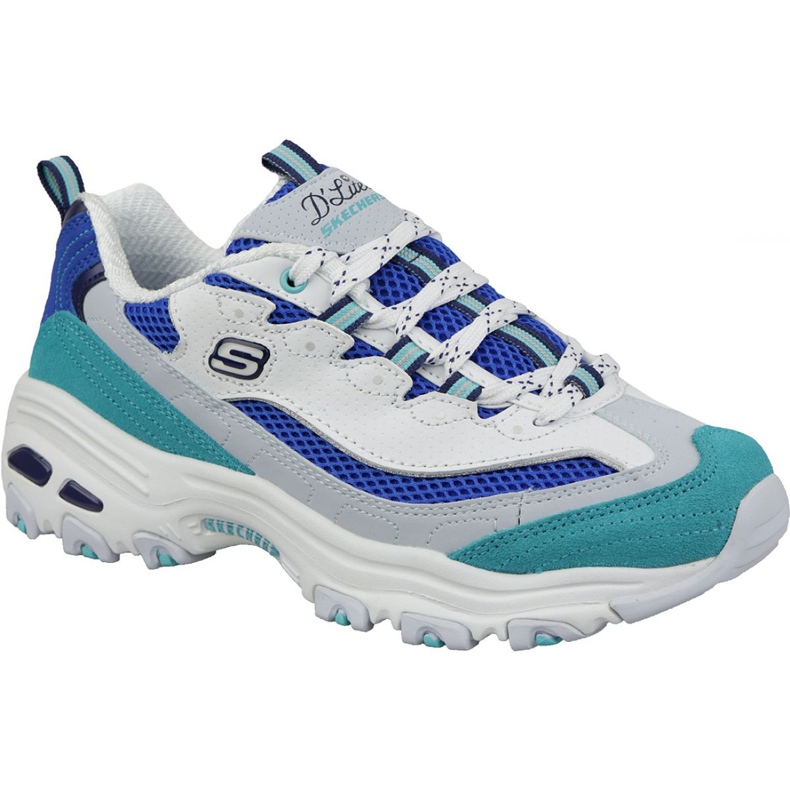 Skechers D'Lites Druga šansa W 13146-WBL bijela plava raznobojna