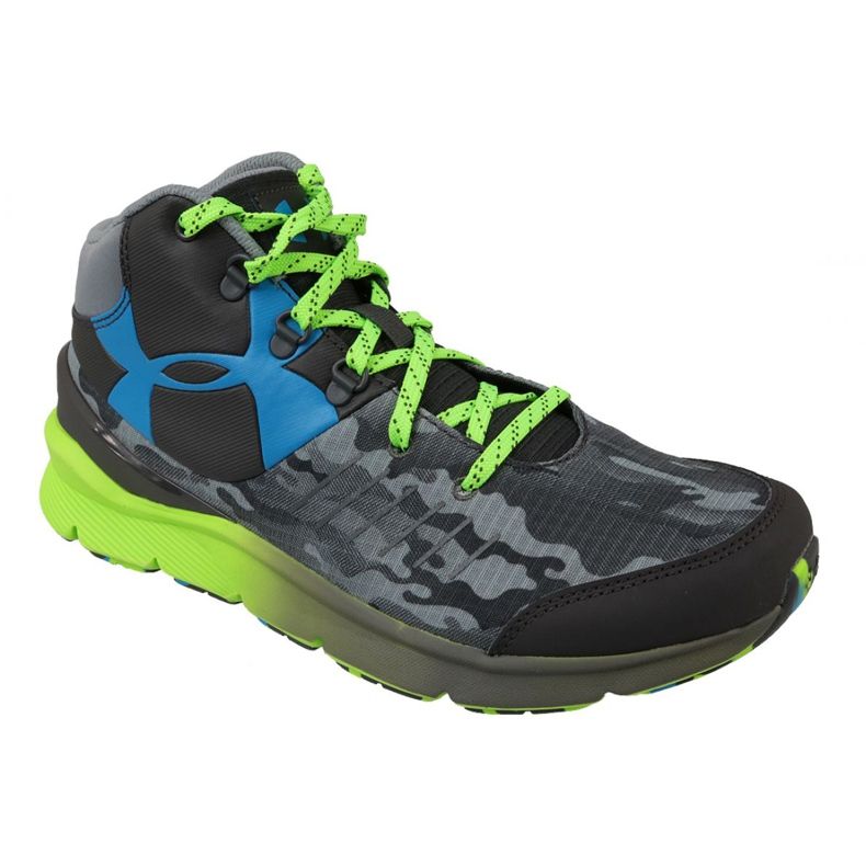 Under Armour Bgs Overdrive Mid K Jr 1266381-019 siva zelena