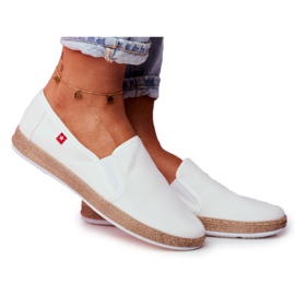 Ženske espadrile Big Star Slip-on White FF276038 bijela