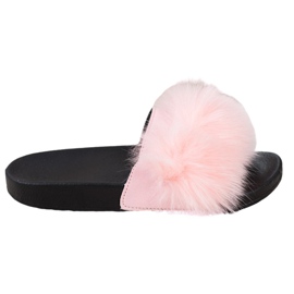 Seastar Papuče s krznom ružičasta