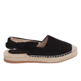 Crne ženske espadrile 3016 Crne crna