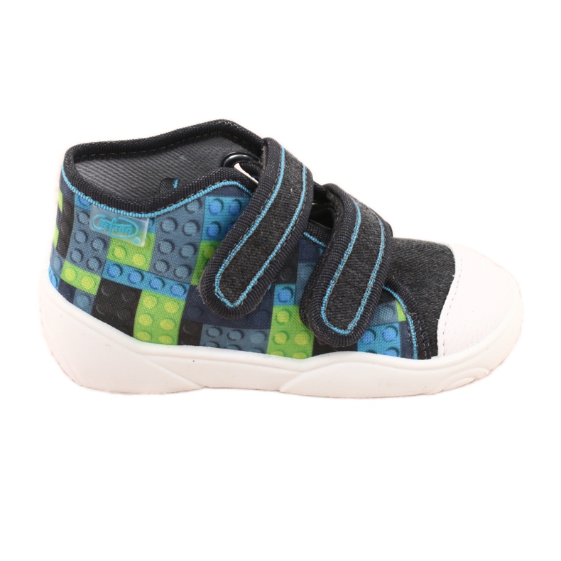 Befado narančaste dječje cipele 212P063 plava siva