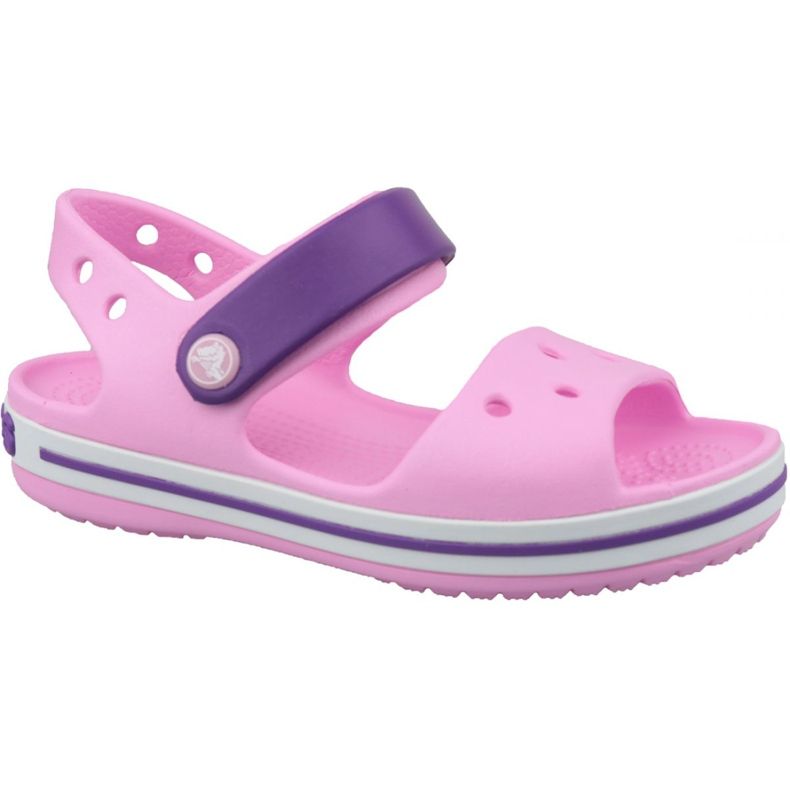 Crocs Crocband Sandal Kids 12856-6AI crno ružičasta