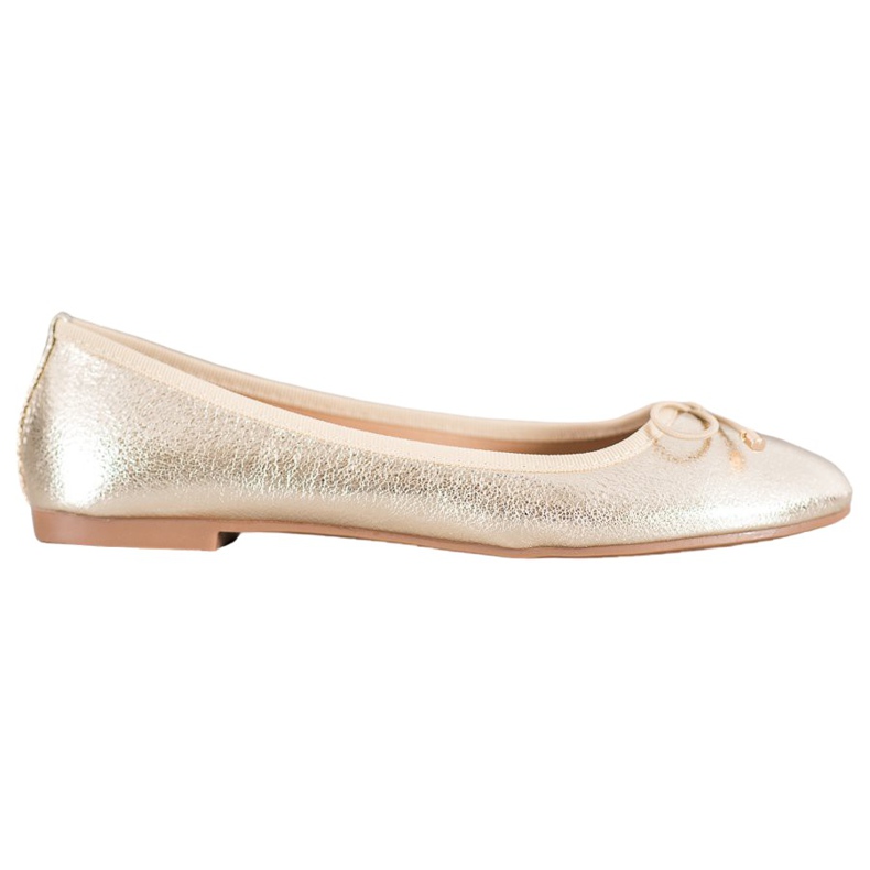 Seastar Balerine od eko kože zlatna