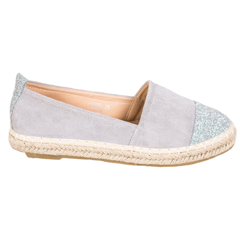 Seastar Espadrile sa sjajem siva