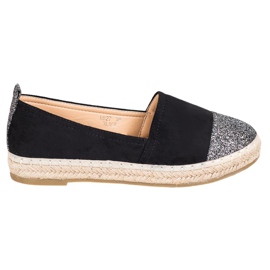 Seastar Espadrile sa sjajem crna