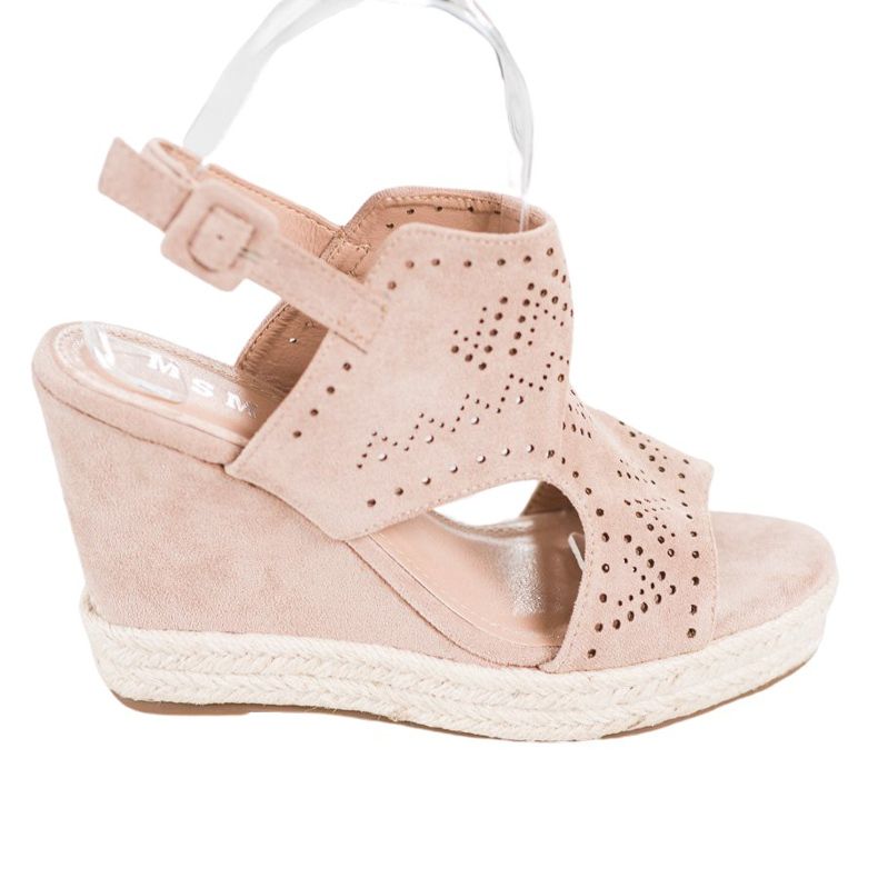 SHELOVET Ažurni klinovi smeđa