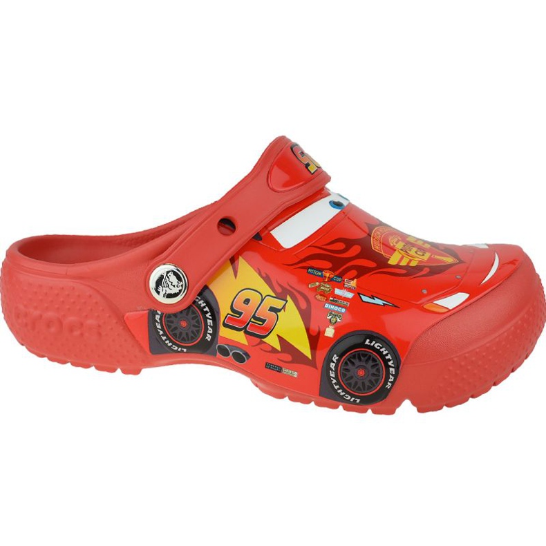 Crocs Zabavni laboratorijski automobili Clog Jr 204116-8C1 crvena