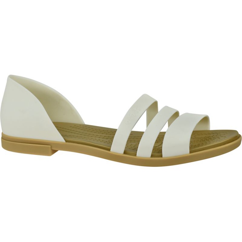 Crocs Tulum Open Flat W 206109-1CQ bijela