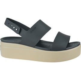 Crocs Brooklyn Low Wedge W 206453-07H tamnoplava
