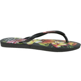 Havaianas Slim ljetne japanke 4129848-1069 crna višebojan