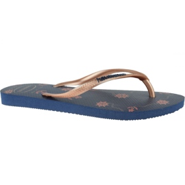 Havaianas Slim Nautial 4137125-1754 japanke ljubičasta tamnoplava