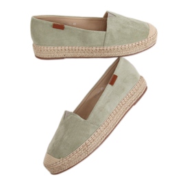 Klasične zelene espadrile 99-23A Zelene zelena